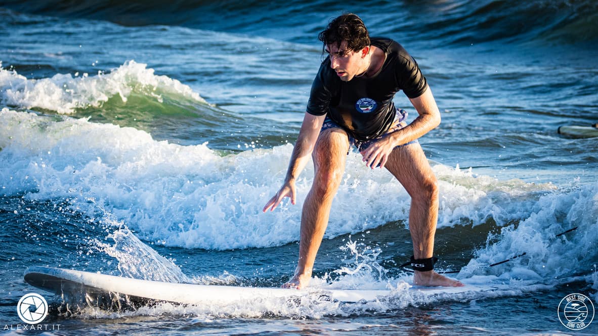 Luigi Avitabile surfing